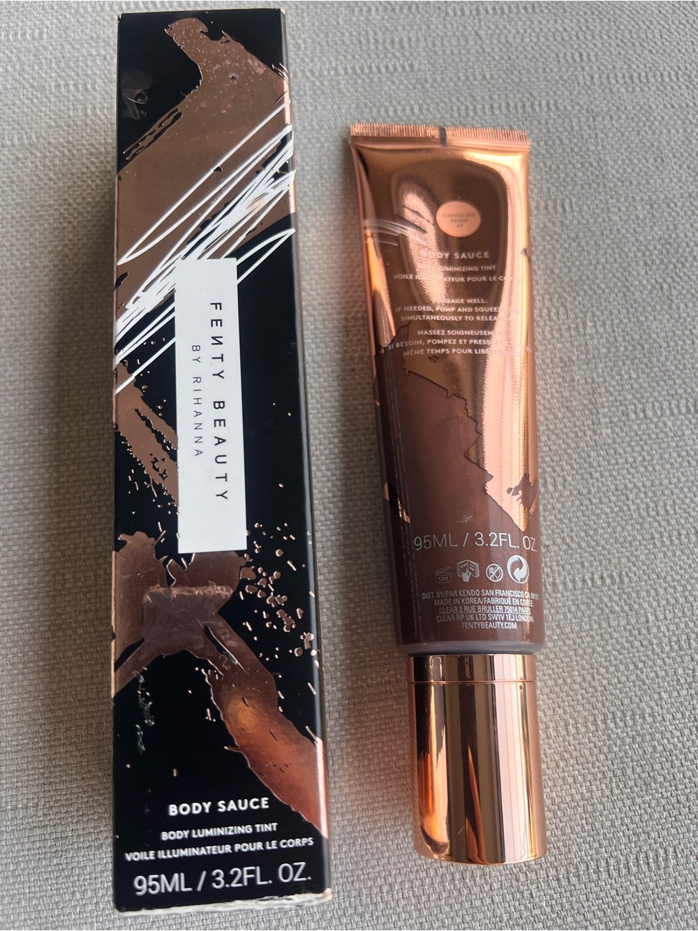 Fenty Beauty Body Sauce Luminizing Tint — Rose Gold